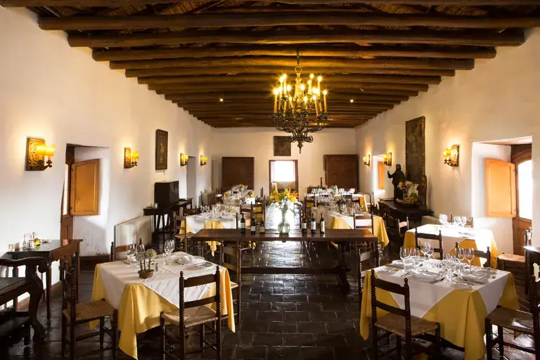 The Doña Paula restaurant in the historic house of Viña Santa Rita