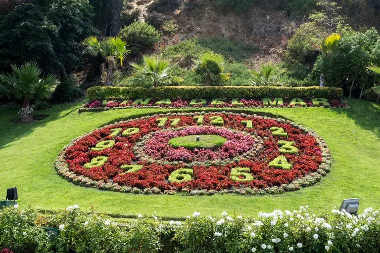 The Reloj de Flores flower clock in Viña del Mar