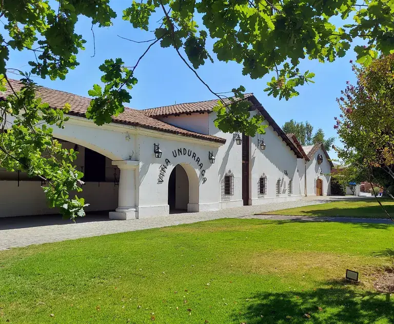 The historic buildings and gardens of Viña Undurraga in Talagante